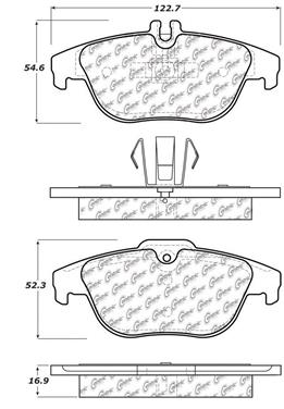 Disc Brake Pad Set CE 104.13410