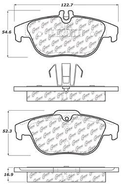 Disc Brake Pad Set CE 104.13411