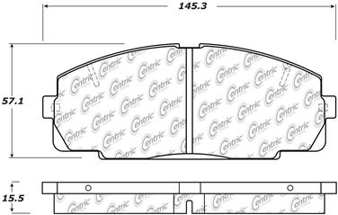 Disc Brake Pad Set CE 104.13440