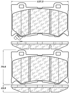 Disc Brake Pad Set CE 104.13460