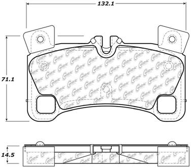 Disc Brake Pad Set CE 104.13500