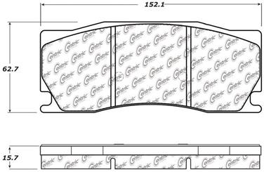 Disc Brake Pad Set CE 104.13550