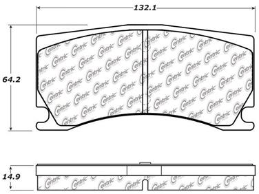 Disc Brake Pad Set CE 104.13560