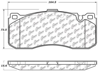 Disc Brake Pad Set CE 104.13710