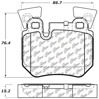 Disc Brake Pad Set CE 104.13720