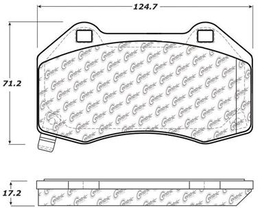 Disc Brake Pad Set CE 104.13790