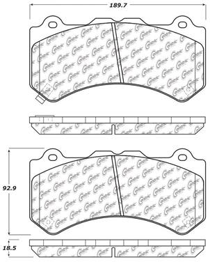 Disc Brake Pad Set CE 104.13820