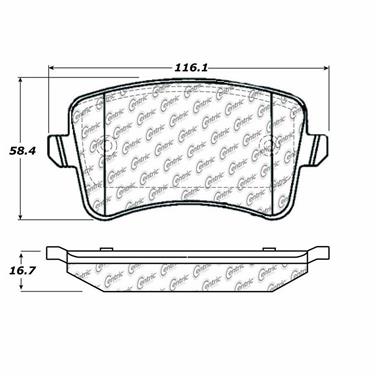 Disc Brake Pad Set CE 104.13860