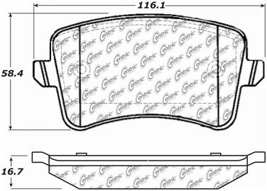 Disc Brake Pad Set CE 104.13861