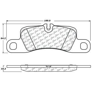 Disc Brake Pad Set CE 104.13901