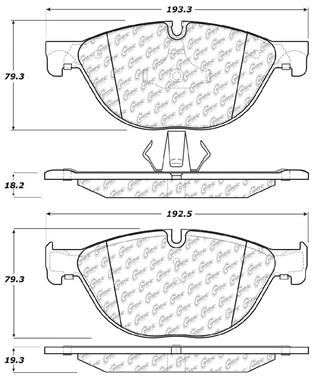 Disc Brake Pad Set CE 104.14090