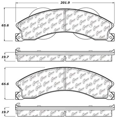 Disc Brake Pad Set CE 104.14110