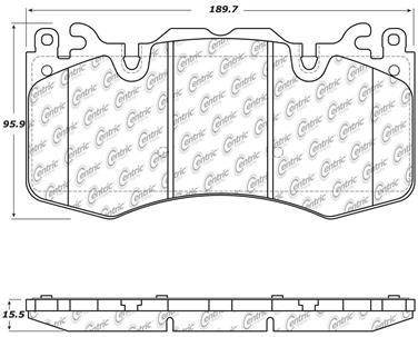 Disc Brake Pad Set CE 104.14260