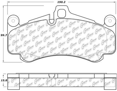 Disc Brake Pad Set CE 104.14310