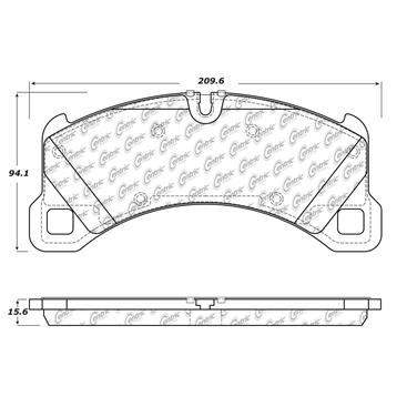 Disc Brake Pad Set CE 104.14520