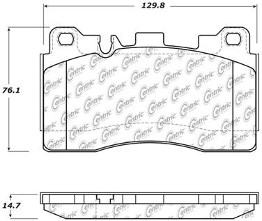 Disc Brake Pad Set CE 104.15310