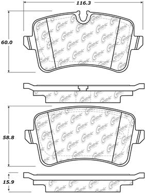 Disc Brake Pad Set CE 104.15471