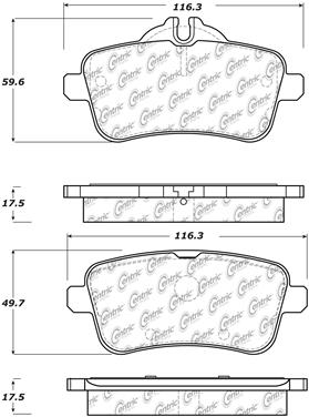 Disc Brake Pad Set CE 104.16300