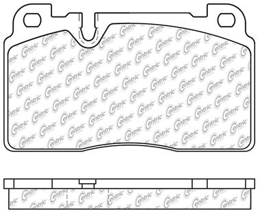 Disc Brake Pad Set CE 104.16630