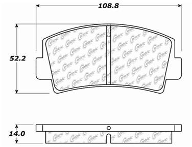 Disc Brake Pad Set CE 105.00760