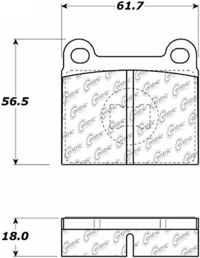 Disc Brake Pad Set CE 105.00960