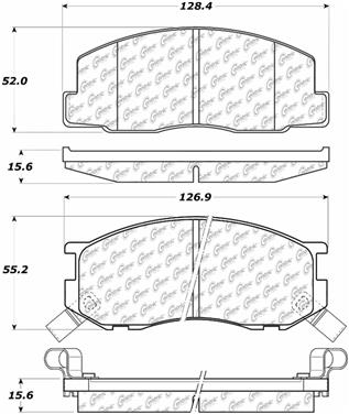 Disc Brake Pad Set CE 105.02630