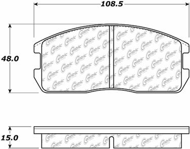 Disc Brake Pad Set CE 105.02990