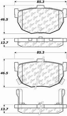 Disc Brake Pad Set CE 105.03231