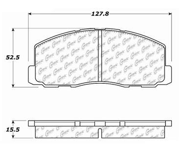 Disc Brake Pad Set CE 105.03280