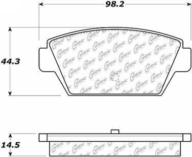 Disc Brake Pad Set CE 105.03290