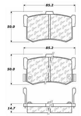 Disc Brake Pad Set CE 105.03420