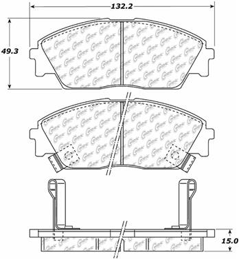 Disc Brake Pad Set CE 105.03730