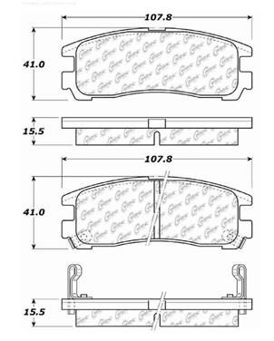 Disc Brake Pad Set CE 105.03831