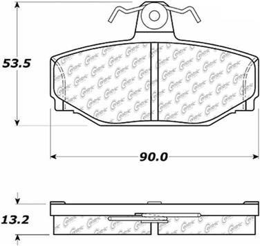 Disc Brake Pad Set CE 105.03910