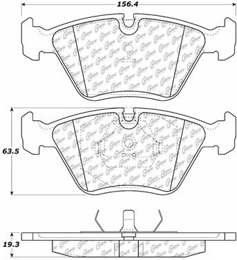 Disc Brake Pad Set CE 105.03940