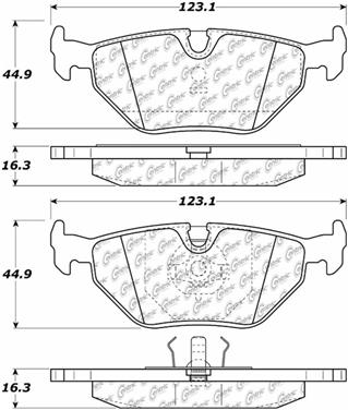 Disc Brake Pad Set CE 105.03960