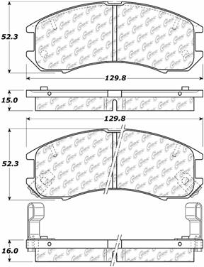 Disc Brake Pad Set CE 105.03990