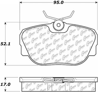 Disc Brake Pad Set CE 105.04930