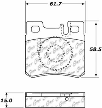 Disc Brake Pad Set CE 105.04950