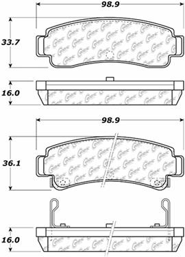 Disc Brake Pad Set CE 105.05110