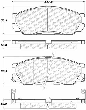 Disc Brake Pad Set CE 105.05520