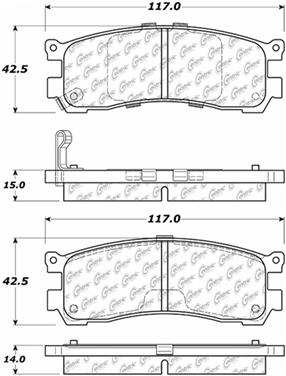 Disc Brake Pad Set CE 105.05530