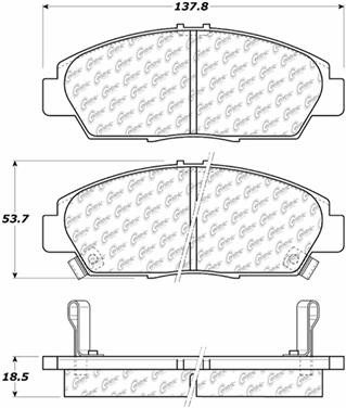 Disc Brake Pad Set CE 105.05680