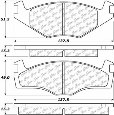 Disc Brake Pad Set CE 105.05690