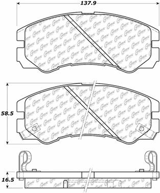 Disc Brake Pad Set CE 105.05790