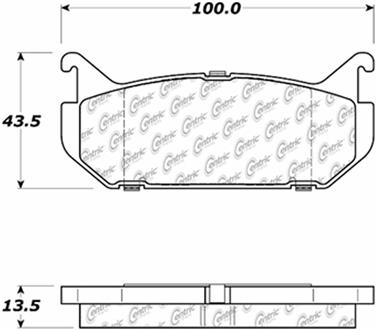 Disc Brake Pad Set CE 105.05840