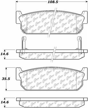 Disc Brake Pad Set CE 105.05880