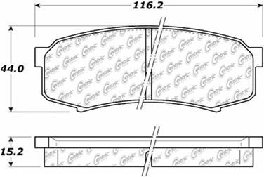 Disc Brake Pad Set CE 105.06060