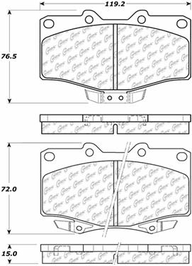 Disc Brake Pad Set CE 105.06110