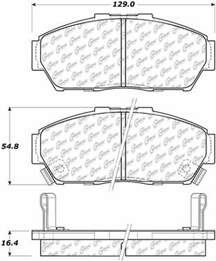 Disc Brake Pad Set CE 105.06170